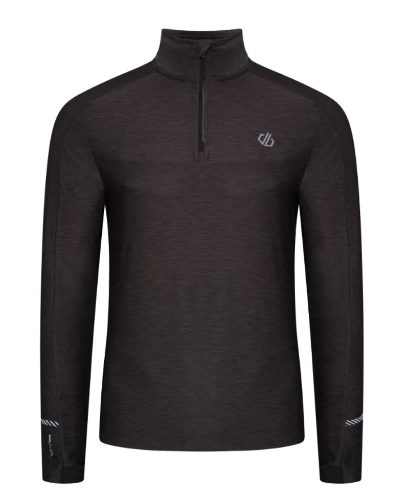 Dare2b Men's Jermaine Jenas Power Up II Jersey in Black Marl